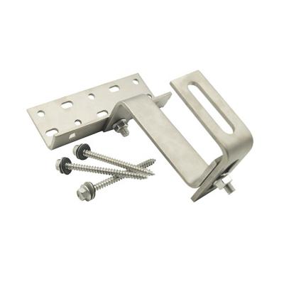 China Cheap Solar Bracket OEM Commercial/Home Repair Accessories SS 304/430 For Roof Hook for sale