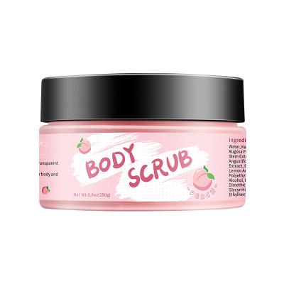 China Custom Exfoliator Face Exfoliating Private Label Organic Facial Whitening Body Scrub for sale