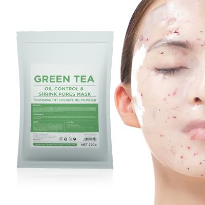 China Moisturizer Soft Jelly Mask Powder Face Whitening Green Tea Hydro Collagen Peel Off DIY Jellymask SPA Rubber Facial Beauty Salon for sale