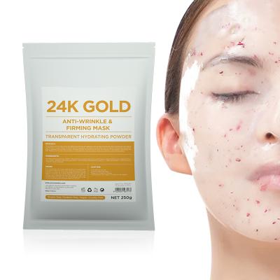 China Moisturizer 24K Peel Gold Jelly Facial Mask Powder Collagen Face Masks SPA Skin Care Beauty Cosmetics 24K for sale