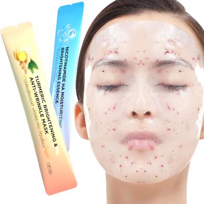 China Moisturizer Collagen Powder Face Mask Private Label Rubber Hydro Peel Off Turmeric Jelly Mask Skin Care Facial for sale