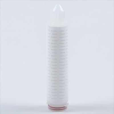 China Glass Fiber Pleated Filter Cartridge For Food Beverage Air Prefiltration 1.5μM 40