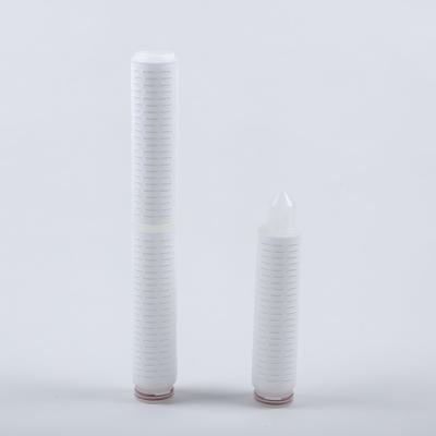 China PP Pleated Filter Cartridge For Pharmaceutical Water Liquid Prefiltration 1μm 20