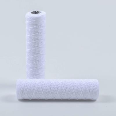 China PP Cotten String Wound Filter Cartridge For Water Prefiltration 1μm 10