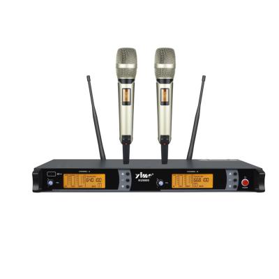 China True Diversity Handheld Wireless Microphone System Professional Stage Microphone KU9000 Performance Mic With Wireless Microphone for sale