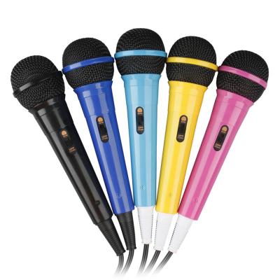 China OEM 6.5 Handheld Plug Mini Microphone Mic Portable Handheld Singer Microphone Learning Kids Wired Microphone for sale