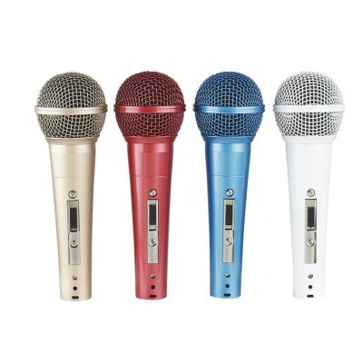 China High Grade Handheld Low Noisewired Mic Cable Handheld Microphone Wholesale OEM Professional Wired Microphone for sale