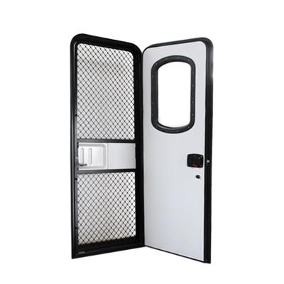 China All kinds of vehicle/trailer Shengxuan factory hot sale knock out caravan rv side hinged door for sale