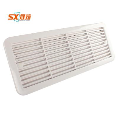 China Easy Or Installation White/Black Exterior Duct Caravan Cover Duct Cover For Caravan RV Accessories for sale