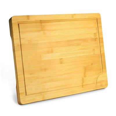 China Viable Bamboo Wooden Cutting Board for Kitchen with Juice Groove for sale