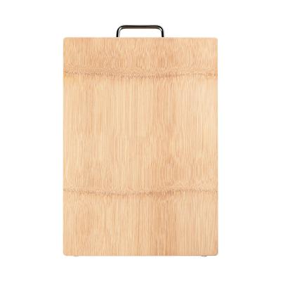 China Sustainable bamboo chop bone chopping board can be used on both sides of a cutting board in a multi functional kitchen for sale