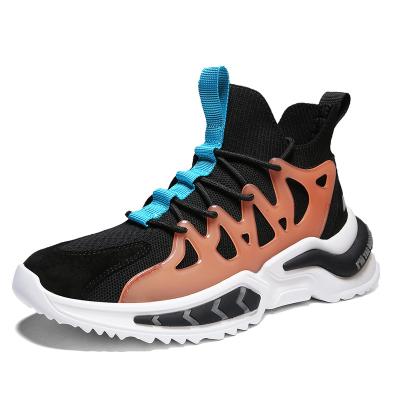 China Fashion Trend New Men's Casual Shoes Lace Up Men Shoes Lightweight Comfortable Breathable Walking Sneakers for sale