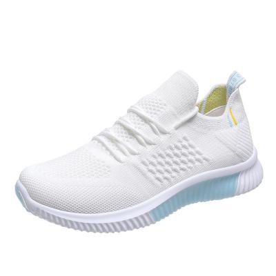 China Fashion Trend Small White Women's Mesh Hollow Sneakers Breathable Women for sale