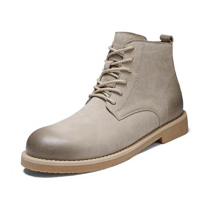 China Factory low-cut shipping of high quality casual men's boots 2021 new fashion trend short boots for sale