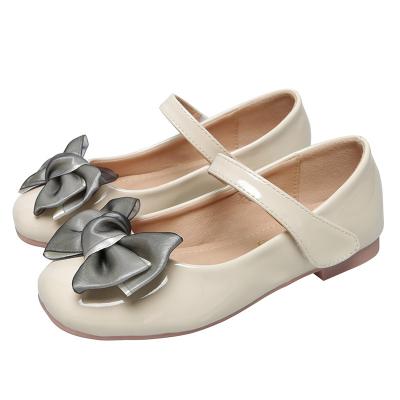 China Kids Flat Stylish Shoes Leather Princess Shoes Fashion Dance Shoes for sale