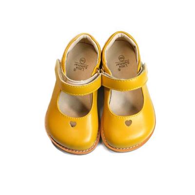 China Autumn New Girl's Spring And Princess Shoes Children Children Dress Flat Leather British Shoes for sale