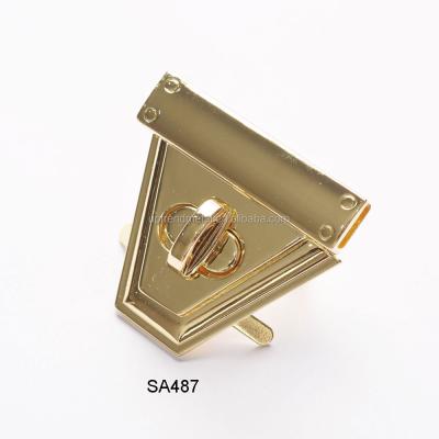 China Guangzhou Material Leather Bag Lock Nickel Free Metal Hardware Buckle for sale