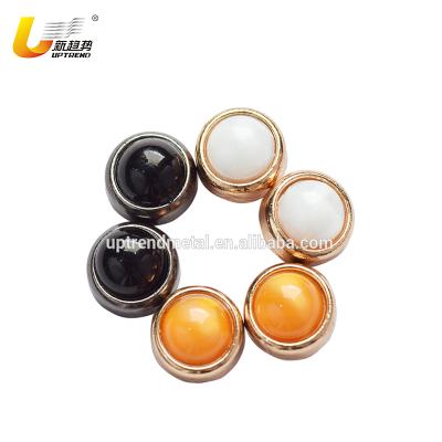 China Elegant Shoe Buckle Decoration Shoe Buckle Button Rivet Pearl Rivet for sale