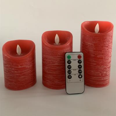 China Youhoda Flameless Large Size Paraffin Material Solid Material Flameless Marble Decoration LED Home Candle With Remote Control Timer for sale