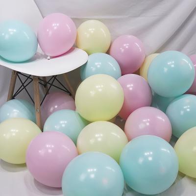 China Latex Youhoda 10 inch round shaped latex inflatable balloon macaron helium pastel baloon for party decoration for sale