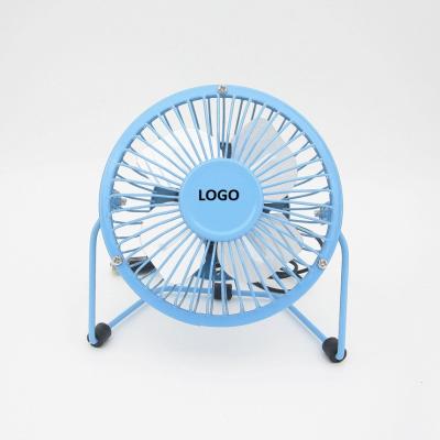 China Custom Logo USB Power Youhoda OEM Mini Desktop Fan 5v 4inch USB Fan Mini USB Promotional Gift for sale