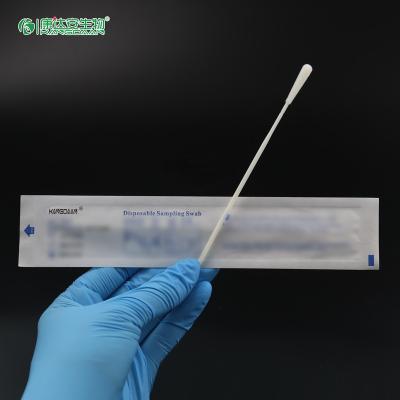 China Sterile Specimen Collection Nylon Throat Swab Disposable Universal Sampling Oropharyngeal Swab for sale