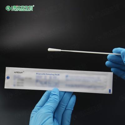 China CE ISO13485 TGA Nylon Flocking Throat Oral Swabs Disposable Sterile Sampling Oropharyngeal Swab for sale