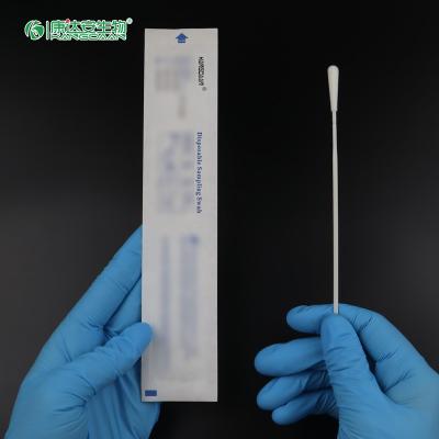 China KangDaAn Medical Buccal Swab Oral Cells Collection Flocked Throat Swabs Dna Oropharyngeal Swab (3cm Breakpoint) for sale