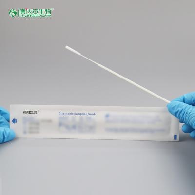 China KangDaAn Transport Swab 5.2cm Breakpoint CE0197 Disposable Flocked Sampling Nasal Swab Stick for sale