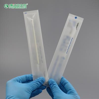 China Disposable 40mm Breakpoint Sterile Specimen Collection Universal Sampling Nylon Flocking Swabs With MDR CE0197 ISO for sale