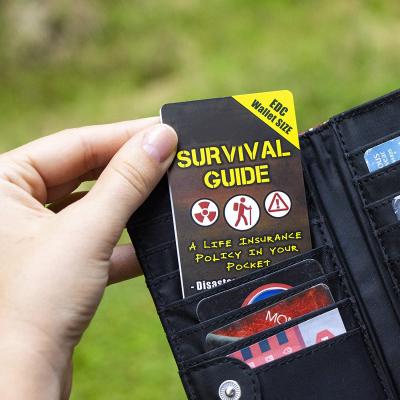 China Micro Daily Survival Guide Emergency Preparedness Survival Guide Handbook Carry for sale