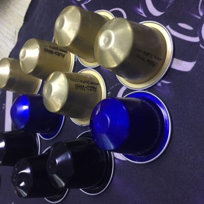 China Nespresso that respects the environment! Food Grade Aluminum Material Aluminum Coffee Capsule for sale