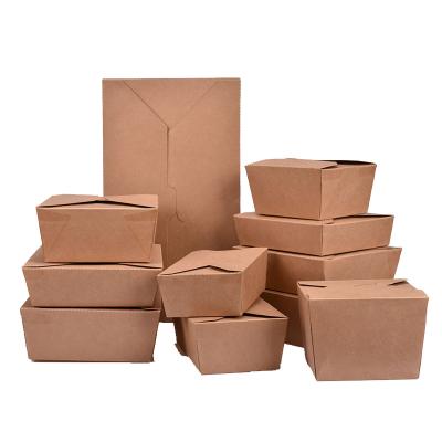 China Wholesale Disposable Printed Food Grade Sushi Box Salad Food Box Packaging Takeout Catering/Waterproof/Oilproof Factory Wrapping Paper for sale