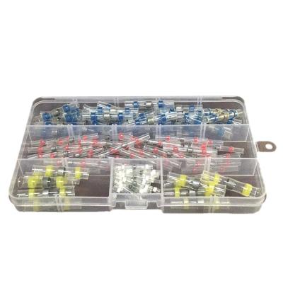 China Heat shrink tubing 100pcs solder sleeve wire terminal connector kit,heat shrink butt connectors kit for sale