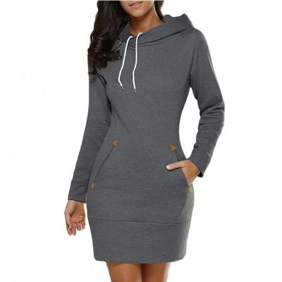 China Pullover Jumper Tops Plus Size S-5XL Women's Hoodie Sleeve Sweater Anti-Wrinkle TY Long Casual Hooded Ladies Dress for sale