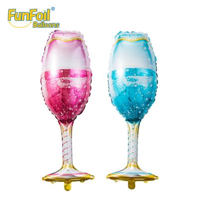 China Foil Cool Funfoil Newcomer 3D globo and Cute Wine Bottle Advertising Foil Helium Balloon Party Bar Decor for sale