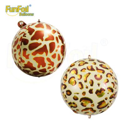 China Funfoil 4D New Product Decoration 10 Inch MINI Animal Model Foil Balloons For Decorations for sale