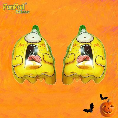 China Funny Halloween Wholesale Party Festival Decoration Funfoil Cardboard Foil Balloons Set Supplies Conjunto De Globos De Aluminio De Halloween for sale