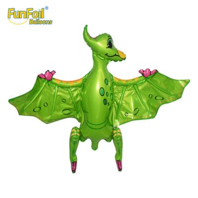 China New Styles Party Decoration Funfoil 3D Animal Balloons Pterodacty Dinosaur With Wings Foil Balloon For Party Decoration Toys for sale