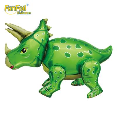 China Hot Selling New Party Decoration Funfoil Balloons 3D Dinosaur Foil Animal Balloon For Kids Gift Party Decoration Toys for sale