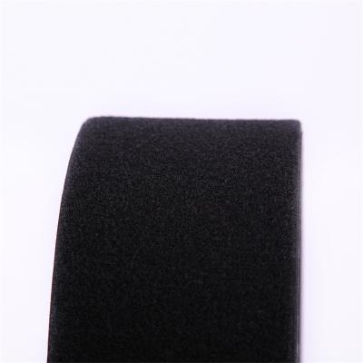 China Durable 10 cm 70% Polyester Blended Hook And Loop Webbing 100mm Velcroes Grade C Nylon Black And White 30% In Stock Customized Width for sale