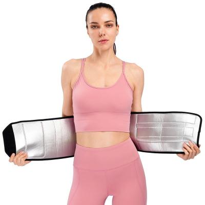 China LOGO Silver Ion Back Support Waist Trainer Elastic Compression Abdomen Belt Lightweight Customized Waist for sale