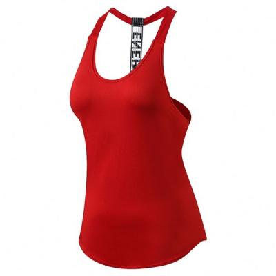 China New Design Breathable Loose Backless Activewear Fitness Clothing Hot Yoga T-shirt for sale