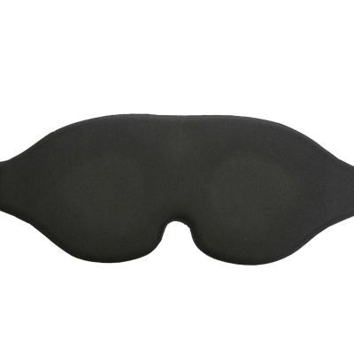 China Home Hotel Spa Logo Eye Care Protection Memory Cup Custom Foam Contoured Travel 3D Foam Contoured Blindfold Eye Mask for sale