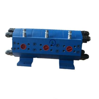 China Simultancous Flow Divider System Group 12 Sections Hydraulic Flow Divider With Proportion Flow For Each Outlet for sale