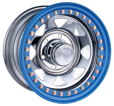 China 17X8 6-139.7 8spoke steel beadlock wheel for sale