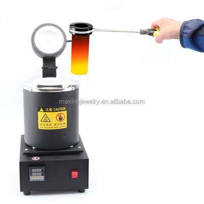 China Jewelry Tools 1KG/2KG/3KG Portable Electronic Jewelry Melting Furnace For Metal Gold Silver 320x320x470mm for sale