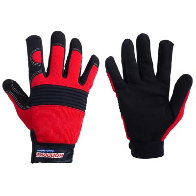 China Lightweight Work Gloves Customized Outdoor General Purpose Breathable Microfiber Garden Mechanic Gloves for sale