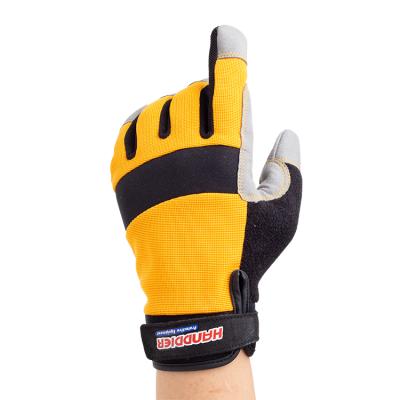 China Construction Anti Vibration Professional Industrial Microfiber Anti Vibration Shock Resistant Gloves for sale