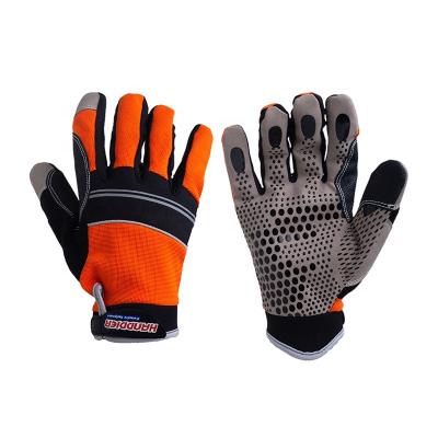 China Anti-slip Mechanic Safety Work Glove Microfiber Anti-slip Mechanic Safety Work Gloves for sale